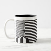 Razzle Dazzle Tweekleurige Koffiemok (Links)