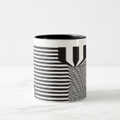 Razzle Dazzle Tweekleurige Koffiemok (Center)