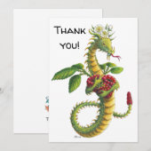 Razzler Dragon - Dank u wel Bedankkaart (Voorkant / Achterkant)