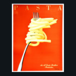 RAZZZIA PASTA Al Dente Poster Art Deco Style<br><div class="desc">Reproductie met hoge resolutie,  superscherpe prints,  kleur gecorrigeerd voor levendige en scherpe kleuren en digitaal gerepareerd voor tranen,  smetten,  ontbrekende elementen. Pasta Al Dente door Razzia,  ongeveer jaren '90.</div>