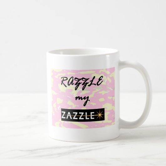 RAZZZLE MY ZAZZLE KOFFIEMOK (Rechts)