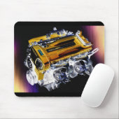 RB26 Twin Turbo Engine Mousepad Muismat (Met muis)
