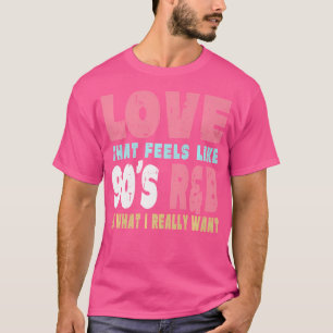 RB Artiest Meisjes Vintage 90 S R en B Graphic T-shirt