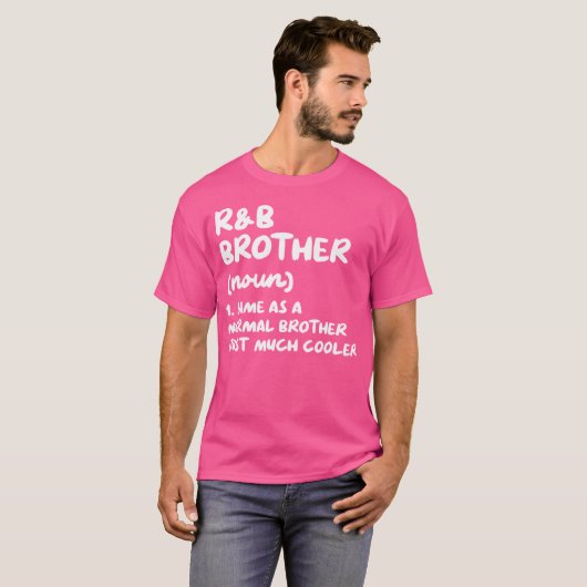 RB Brother definitie grappig T-shirt (Voorkant volledig)