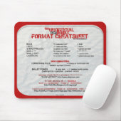 RB CheatSheet Mousepad Muismat (Met muis)