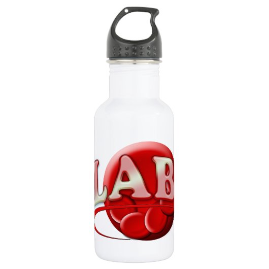 RBC LABORATOORY LOGO RED BLOOD CELLEN WATERFLES (Voorkant)