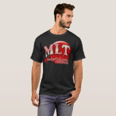 RBC MLT LABORATOORY SWOOSH LOGO - MED LAB TECH T-SHIRT (Voorkant volledig)