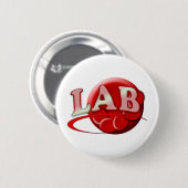 RBC MLT LABORATORIUMZWEEFSH LOGO - MEDISCH KLINISC RONDE BUTTON 5,7 CM (Voorkant /achterkant)