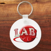 RBC MLT LABORATORIUMZWEEFSH LOGO - MEDISCH KLINISC SLEUTELHANGER (Voorkant)