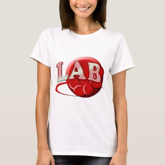 RBC MLT LABORATORIUMZWEEFSH LOGO - MEDISCH KLINISC T-SHIRT (Voorkant)