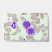 RBCs WBCs preparaat microscoop hematologie lab Badge (Achterkant)