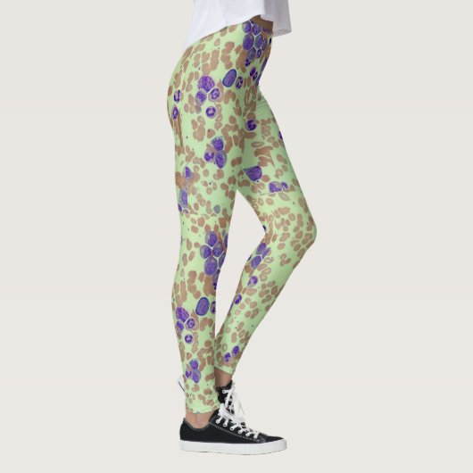 RBC's WBC's slide lab microscoop hematologie Leggings (Rechts)