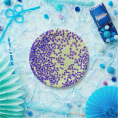 RBC's WBC's slide lab microscoop hematologie Papieren Bordje (Feest)