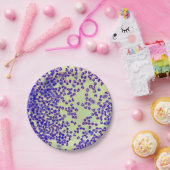 RBC's WBC's slide lab microscoop hematologie Papieren Bordje (Feest)