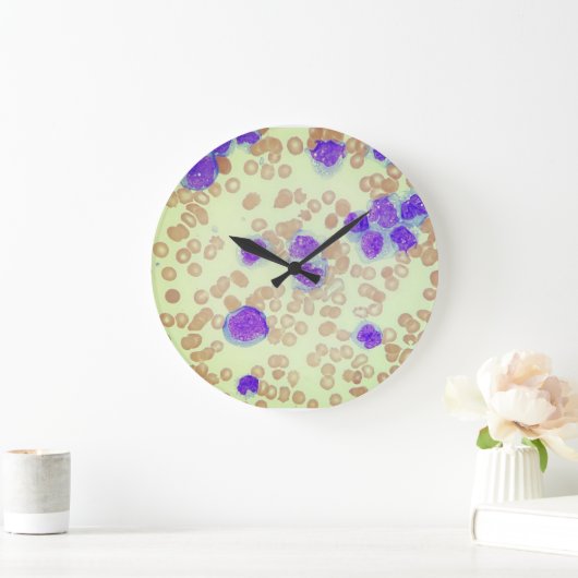 RBC's WBC's Slide Microscoop Hematologie Lab Grote Klok (Huis)