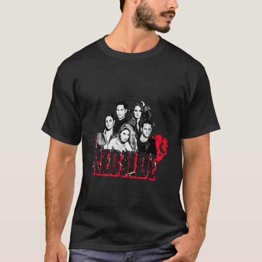 RBD Rebelde Tour 2023 Rebelde Concert T-shirt (Voorkant)