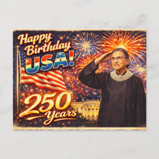 RBG 250 jaar uitmuntendheid Ruth Bader Ginsburg Briefkaart