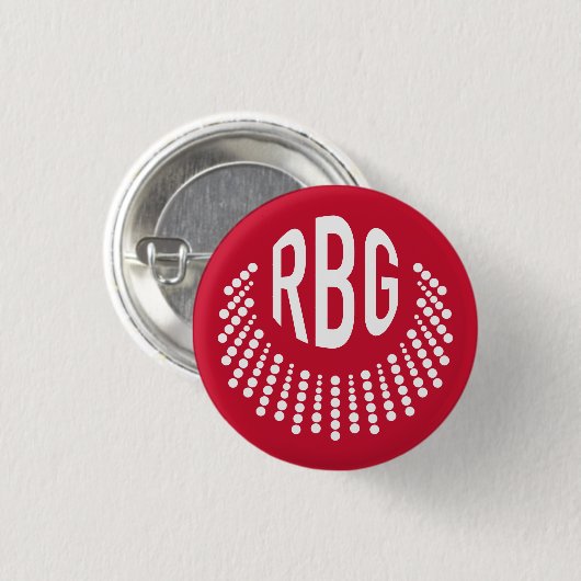 RBG Afgiftig Ketting | BUTTON | Rood (Voorkant /achterkant)