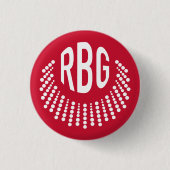 RBG Afgiftig Ketting | BUTTON | Rood (Voorkant)