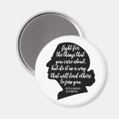 RBG citeert, citaat Ginsburg, Ruth Bader Ginsburg Magneet (Voorkant / Achterkant)