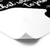 RBG citeert, citaat Ginsburg, Ruth Bader Ginsburg Poster (Hoek)