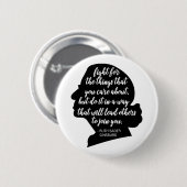 RBG citeert, citaat Ginsburg, Ruth Bader Ginsburg Ronde Button 5,7 Cm (Voorkant /achterkant)