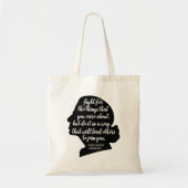 RBG citeert, citaat Ginsburg, Ruth Bader Ginsburg Tote Bag (Voorkant)