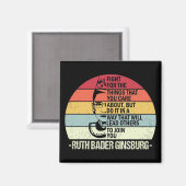 RBG citeert, vecht voor de dingen u om geeft Magneet (Voorkant / Achterkant)