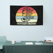 RBG citeert, vecht voor de dingen u om geeft Spandoek (Beurs)