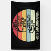 RBG citeert, vecht voor de dingen u om geeft Spandoek (Verticaal)