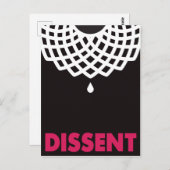RBG Dissent-ansichtkaart Briefkaart (Voorkant / Achterkant)