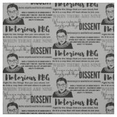 RBG en haar citaten Stof (Swatch)