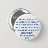 RBG Equality Button (Voorkant /achterkant)