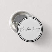 RBG-handtekening Ronde Button 3,2 Cm (Voorkant /achterkant)