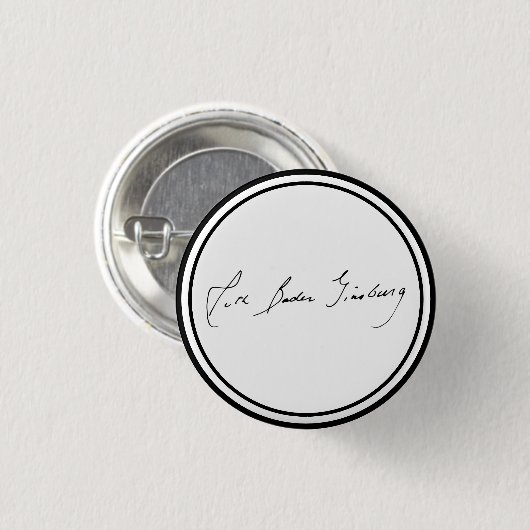RBG-handtekening Ronde Button 3,2 Cm (Voorkant /achterkant)