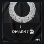 RBG I Dissent Pet Bandana<br><div class="desc">Een accessoire voor onze jonge vrienden die hun hevigheid en onafhankelijkheid shows!</div>