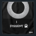 RBG I Dissent Pet Bandana<br><div class="desc">Een accessoire voor onze jonge vrienden die hun hevigheid en onafhankelijkheid shows!</div>