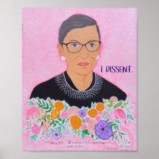 RBG "I Dissent." Poster