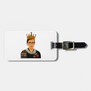 RBG I dissident Ruth Bader Ginsburg Bagagelabel