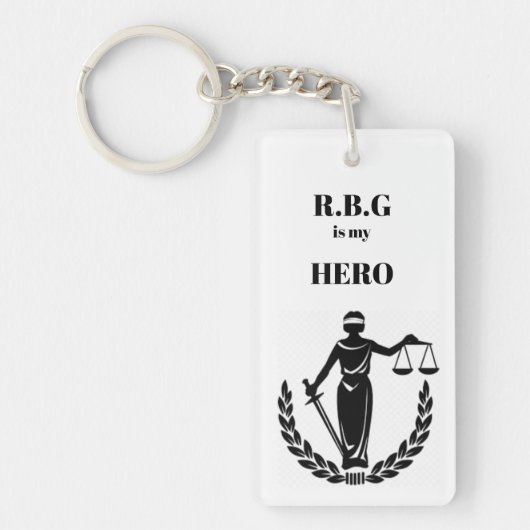 RBG is mijn Hero Sleutelhanger (Voorkant)