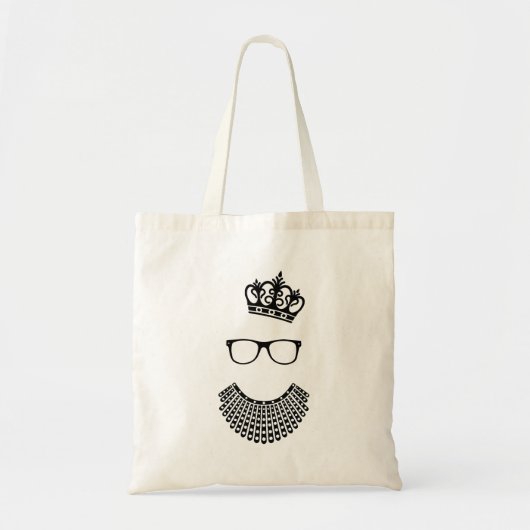 RBG-kaars, Ruth Bader Ginsburg Gift, RIP RBG Tote Bag (Voorkant)