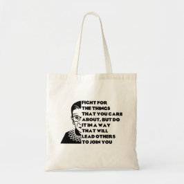 RBG Leadership Quote Tote Bag