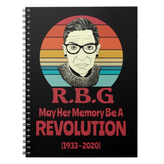 RBG - Moge haar herinnering een revolutie zijn Notitieboek (Voorkant)