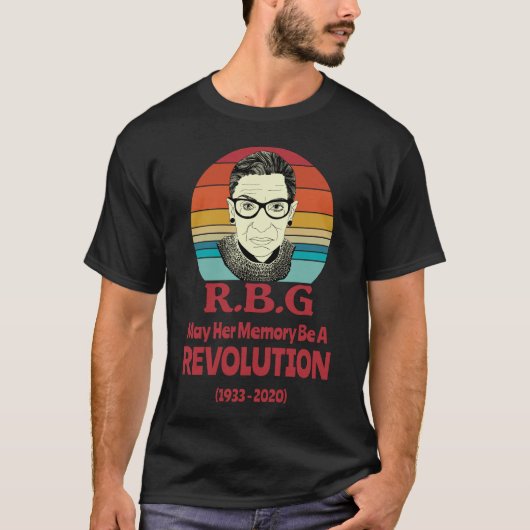 RBG - Moge haar herinnering een revolutie zijn T-shirt (Voorkant)