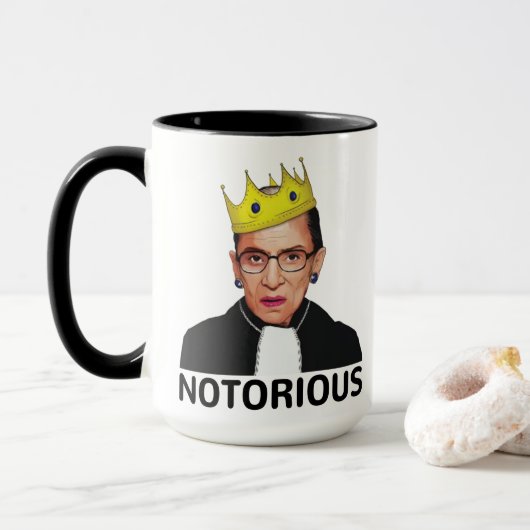RBG Notorious Kamala Harris Ik spreek Mok (Met donut)