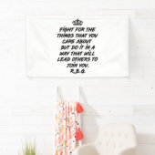 Rbg-offertes, strijd voor de dingen die u belangri spandoek (Insitu)