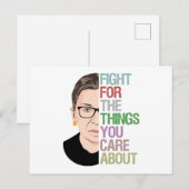 Rbg-offertes, strijd voor dingen die u belangrijk  briefkaart (Voorkant / Achterkant)
