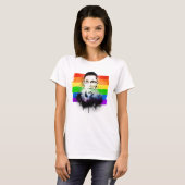 RBG Pride Flag Graffiti T-shirt (Voorkant volledig)