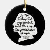 RBG Quotes, Ginsburg Quote, Ruth Bader Ginsburg Keramisch Ornament (Voorkant)