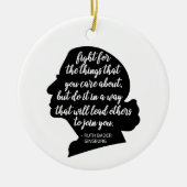 RBG Quotes, Ginsburg Quote, Ruth Bader Ginsburg Keramisch Ornament (Voorkant)